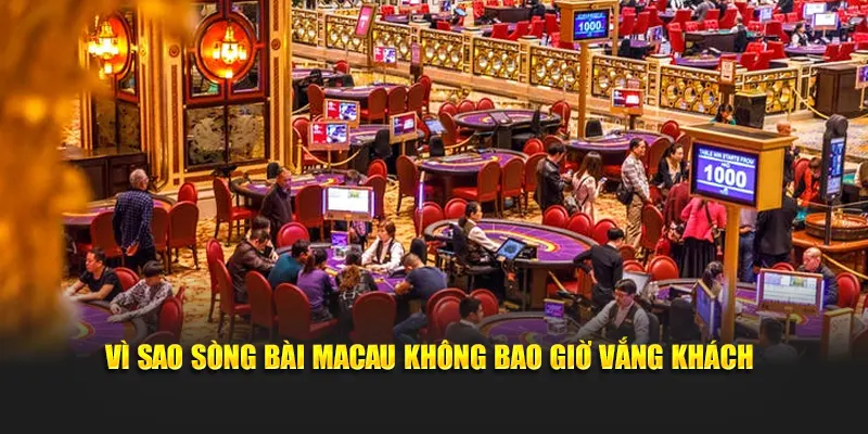Vì sao sòng bài Macau không bao giờ vắng khách