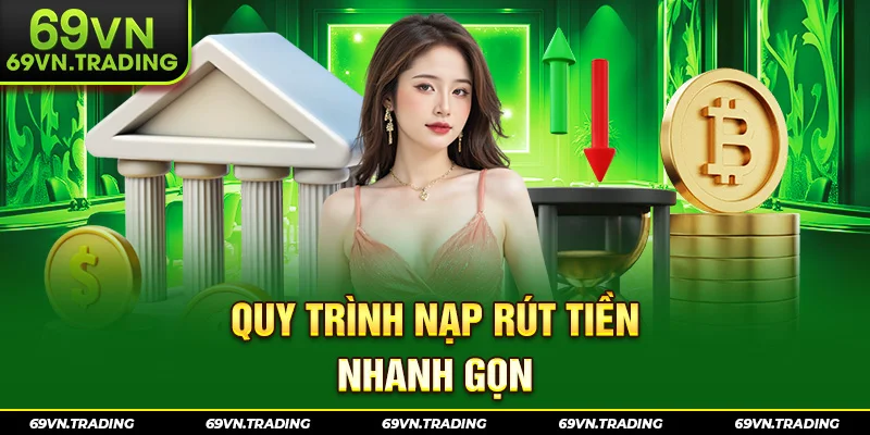 Quy trình nạp rút tiền nhanh gọn